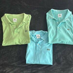 Men’s Medium Lacoste Dress Shirts 3 pack